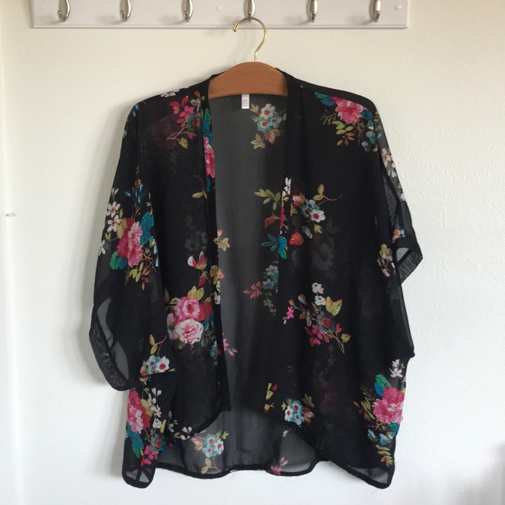 Silk beach cover up
